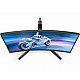 PHILIPS monitor Evnia 27M2C5200W, 00 27" , VA,zakrivljen, 1920x1080, 280Hz, 1ms GtG, HDMIx2,DP, Pivot,visina